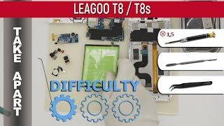 How to disassemble  LEAGOO T8 / T8s Take apart Tutorial