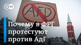 Массовые протесты в ФРГ: могут ли запретить партию "Альтернатива для Германии"