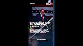 Republicans cross party lines to back Harris, Trump seeks votes in Democratic strongholds