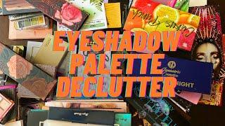 EYESHADOW PALETTE DECLUTTER 2023 | SMITHY SONY