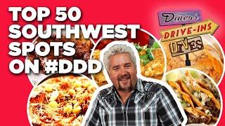 Top 50 #DDD Spots in the Southwest with Guy Fieri | Diners, Drive-Ins, and Dives | Food Network