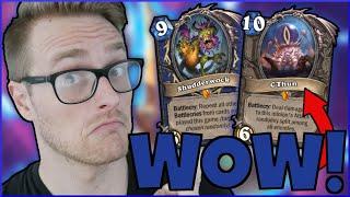 C'THUN MADNESS? INFINITE EYEBALLS with Shudderwock Shaman | Scholomance Academy | Wild Hearthstone