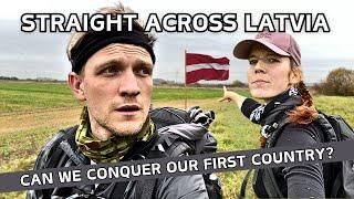 Can We Cross Latvia in a Completely Straight Line? - Straight Across LATVIA Ep.1