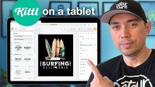 It’s So Easy to Create T-Shirt Designs On An iPad using Kittl.