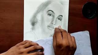Daily Art #149 | Rapid Sketching With Charcoal Pencil | Ajay Gupta ️️