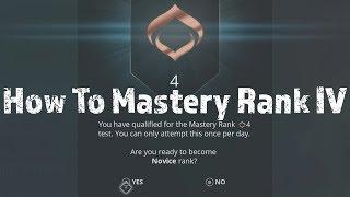 Warframe: How To Do Mastery Rank 4 Test