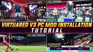 VirtuaRed V3 Mod Install Tutorial - EASY Step-by-Step Guide for BEST Mod [DP7] | eFootball PES 2021