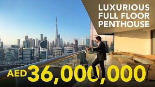 DUBAI’S ULTIMATE 36 MILLION FULL FLOOR PENTHOUSE IN VOLANTE TOWER | VLOG #22