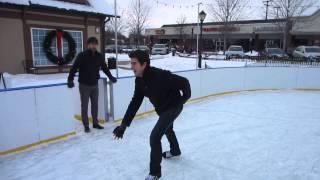 Ice skating