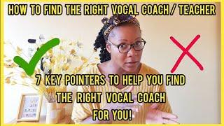 HELP! I CAN'T FIND THE RIGHT VOCAL COACH FOR ME   #vocalcoach #help #vocaltips #vocaltechnique