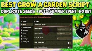  NEW GROW A GARDEN SCRIPT | DUPLICATE SEEDS + AUTO SUMMER EVENT ️ USING DELTA EXECUTOR FOR ROBLOX