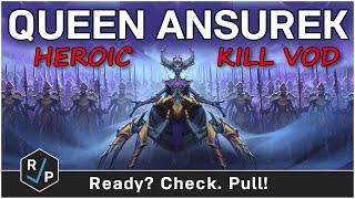 Heroic Queen Ansurek Kill VoD (MM Hunter PoV) - Nerub-ar Palace