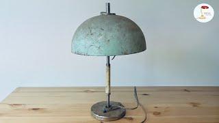 Old Table Lamp Restoration. How to fit 1977 lamp into modern design?