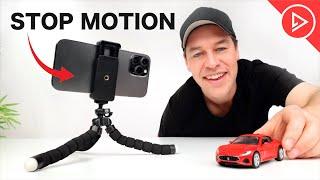 How to MAKE a STOP-MOTION VIDEO with a PHONE