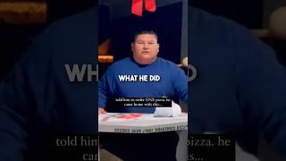 Man orders the worlds largest PIZZA 