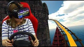 Американские горки с Oculus Rift DK2 (Castle Coster, NoLimits 2, Helix) в Virtuality Club