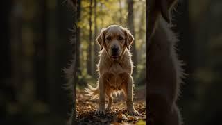 Retriever saved a Rabbit from a Wolf #story #cute #cuteanimals #animals #lover #rescue