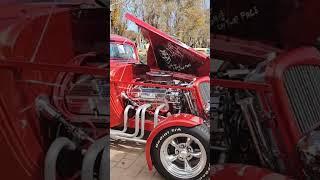 A joker inspired, restored hot rod in pristine condition #hotrod #chevy #joker  #classic