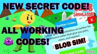 *NEW SECRET CODE * +ALL WORKING CODES | Blob Simulator | Roblox