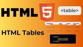 HTML Tables Explained: Organize Data with Ease | Beginner’s Guide | lesson 5