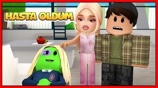 YALANDAN HASTA OLUP OKULU EKTİM  ROBLOX BROOKHAVEN  RP ( HİKAYE ) KÜBRA NİSA