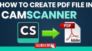 How Can Making PDF And Scanning QR Code By Cam Scanner in Android Phone 2023 | Tech Info