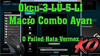 Okçu 3 LÜ 5 Lİ Macro Combo Ayarı LOGİTECH G300S #MacroTV