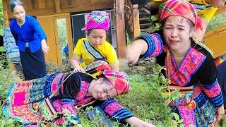 Mother and Ngan pick beans to sell - a tearful visit of Nga and her daughter - Ly Thi Ngan