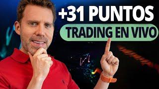 GANANCIA 31 PUNTOS: VIVIR DEL TRADING: Así es un Día en la Mesa de Dinero @MDCTradingAcademy