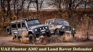 UAZ 3151 Hunter AMC and Land Rover Defender