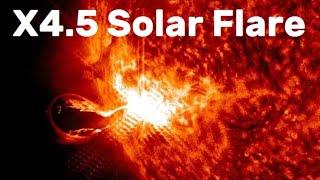 Major X4.5 Solar Flare and CME - Francine's Aftermath