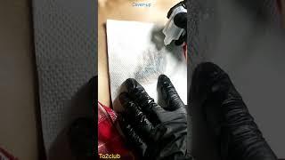 Cover up Tattoo| feather tattoo| Chest Tattoo| Name Tattoo cover-up#viralvideo #art #shorts #tattoo