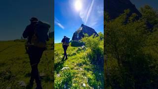 I found this cabin on top of a mountain ️ #hikking #backpacking