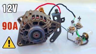 12V 90A Car Alternator to Electric Generator 1000W #EP2