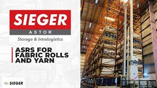 Automatic Storage & Retrieval Systems - ASRS for Fabric Rolls  and Yarn