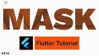 Flutter Tutorial - How to Mask Text with Image | Clipping Masks In Flutter