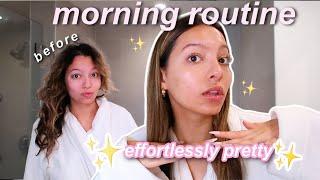 how to look effortlessly pretty | *that girl* morning routine  look cute when you feel 