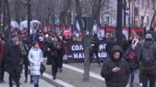 Annual march against fascism held in Moscow