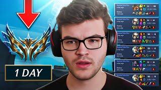 Can I hit CHALLENGER before season ENDS? - Full day of HIGH ELO Gameplay