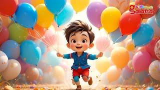 రంగురంగుల బెలూన్ల పాట - Balloon Song | Telugu Nursery Rhymes for Children's | Galatta Kids