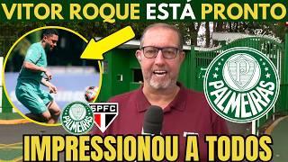 VITOR ROQUE FAZ 1º TREINO E SURPREENDE! EDU AFFONSO TRAZ AS INFORMAÇÕES DO PALMEIRAS.