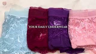 Review Unboxing Pakaian Dalam Wanita Celana Dalam Brokat Renda Transfaran Ready Size Jumbo Bigsize