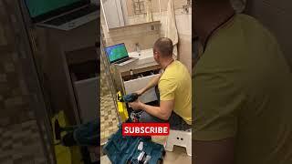Remodeling the bathroom. lots of work. subscribe for more.