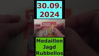 Medaillen Jagd Rubbellos rubbeln an Tag 305