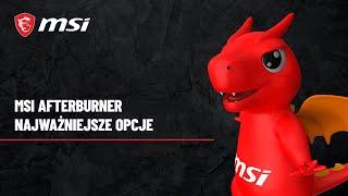 MSI Afterburner – Najważniejsze opcje