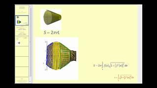 Surface Area of Revolution - Part 1 of 2