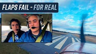 Flaps Fail For Real During My Flight Lesson