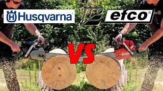 Husqvarna 562xp mk2 vs Efco 6510 both ported