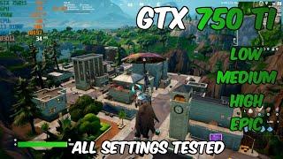 GTX 750ti I Fortnite - Season 5 - All Settings Tested (1080p)