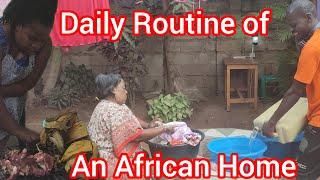 Daily Routine of an African Home